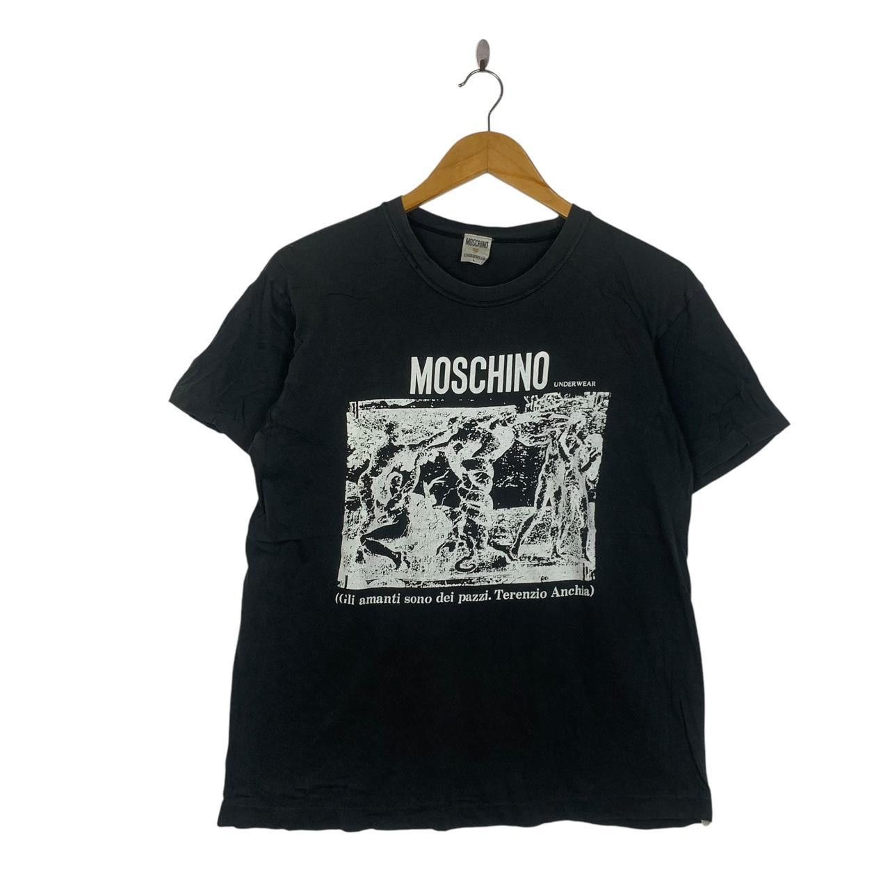 Moschino MOSCHINO ITALY ARISA Gli Amanti Sono Pazzi Tee Shirt Size L / US 10 / IT 46 - 1 Thumbnail