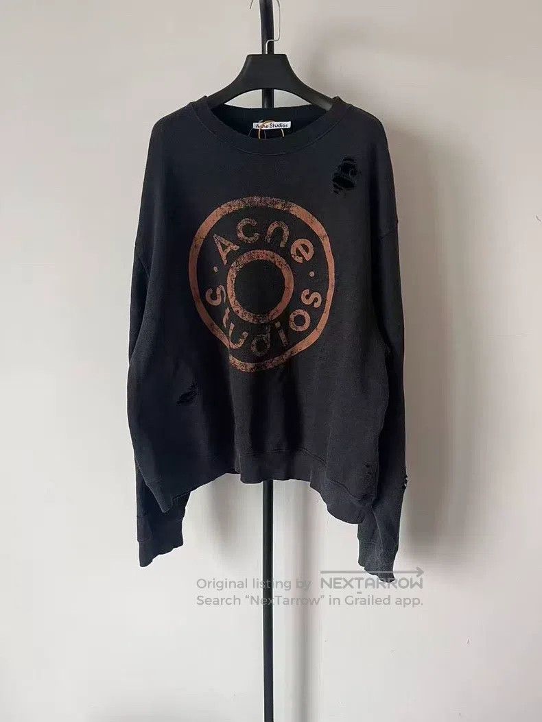 Acne Studios Acne Studios Round-neck printed long-sleeve raglan sleeve Size US L / EU 52-54 / 3 - 1 Thumbnail