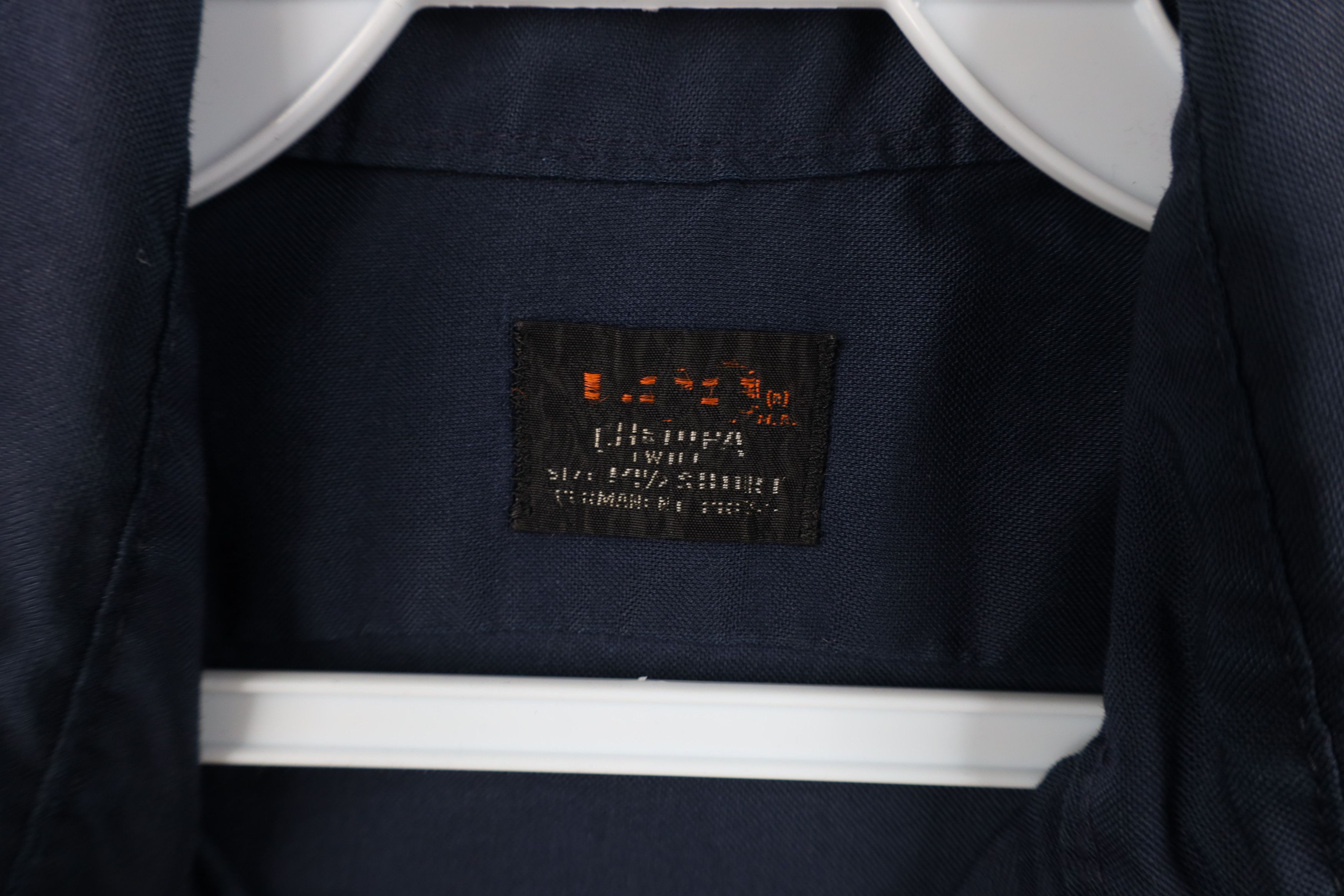 Lee Vintage 70s Lee Workwear Mechanic Button Shirt Blue USA Size US M / EU 48-50 / 2 - 12 Thumbnail