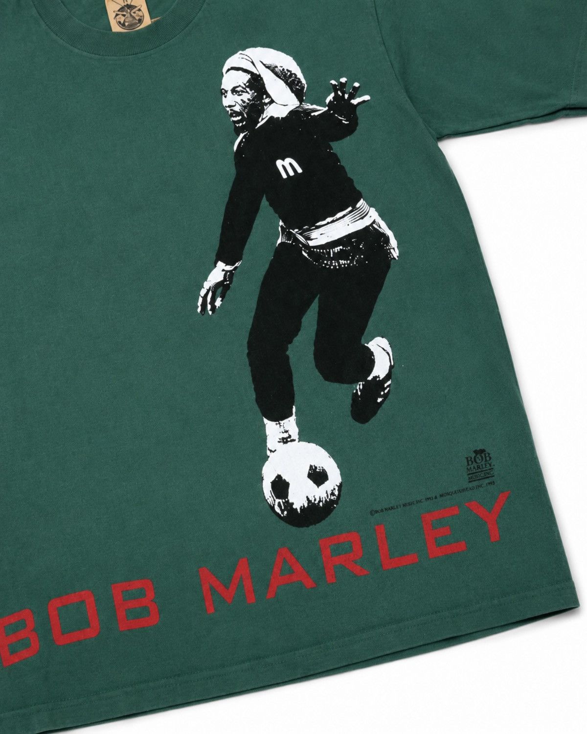 Vintage 1993 Mosquitohead Bob Marley Graphic T-Shirt Size US M / EU 48-50 / 2 - 3 Thumbnail