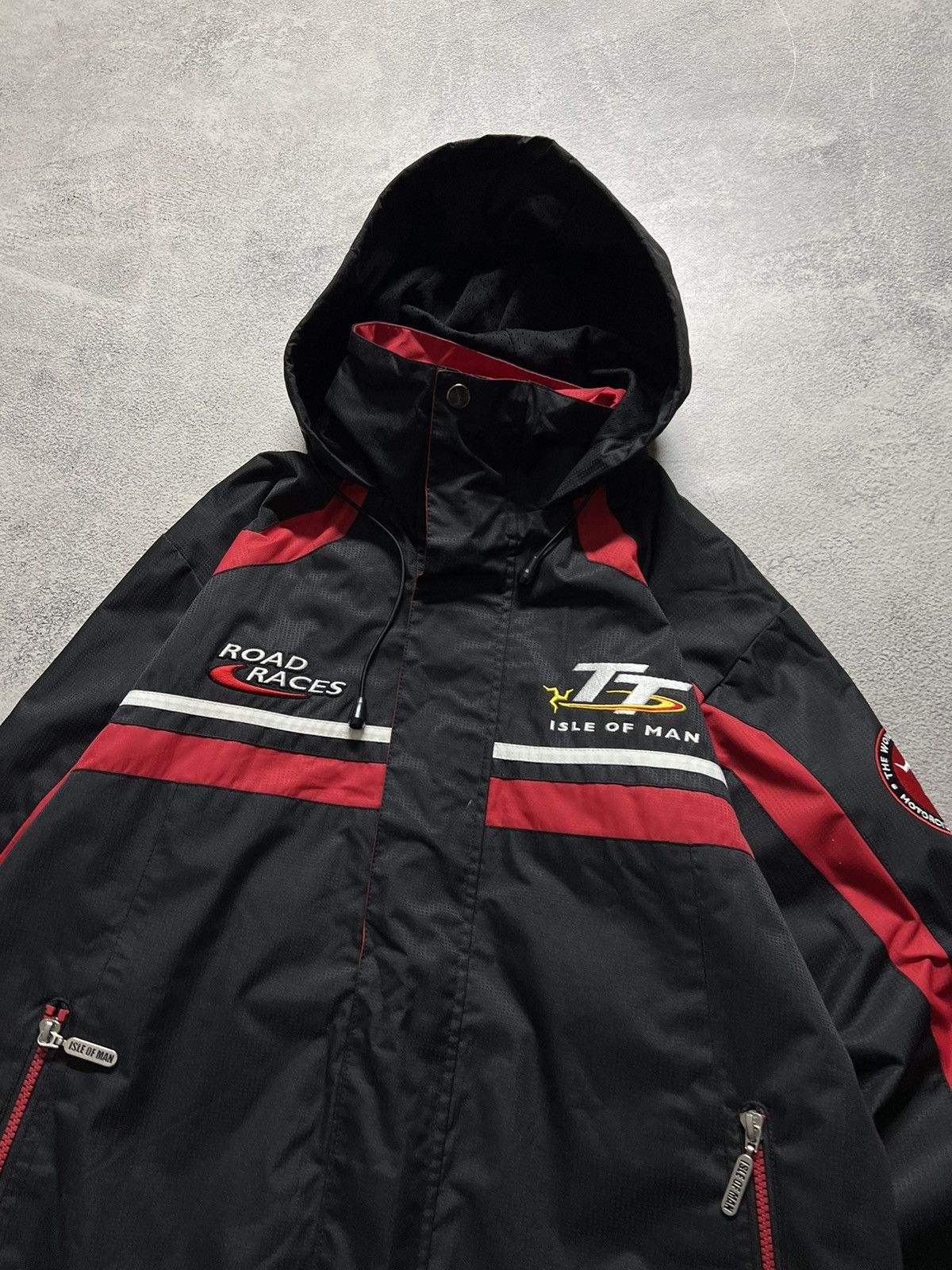 Vintage Vintage Y2k Isle Of Man Road Races Nylon Racing Jacket 00’s Size US S / EU 44-46 / 1 - 7 Thumbnail
