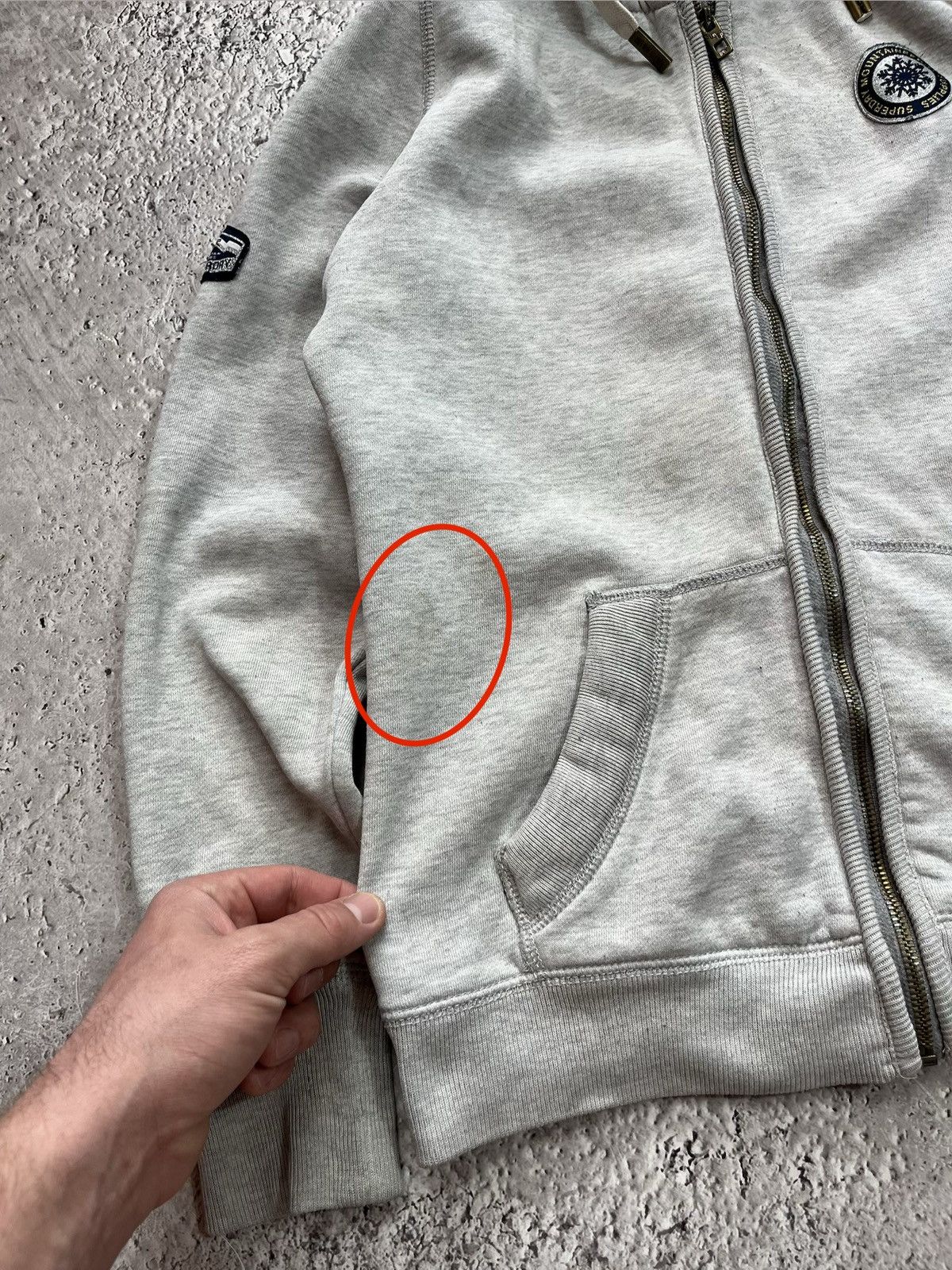 Superdry Superdry Fleece Zip Up Hoodie With Faux Fur Trim Hood Winter Size S / US 4 / IT 40 - 4 Thumbnail
