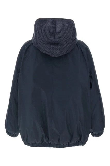 Brunello Cucinelli BRUNELLO CUCINELLI Blue Down Jacket New & Authentic Size ONE SIZE - 2 Thumbnail