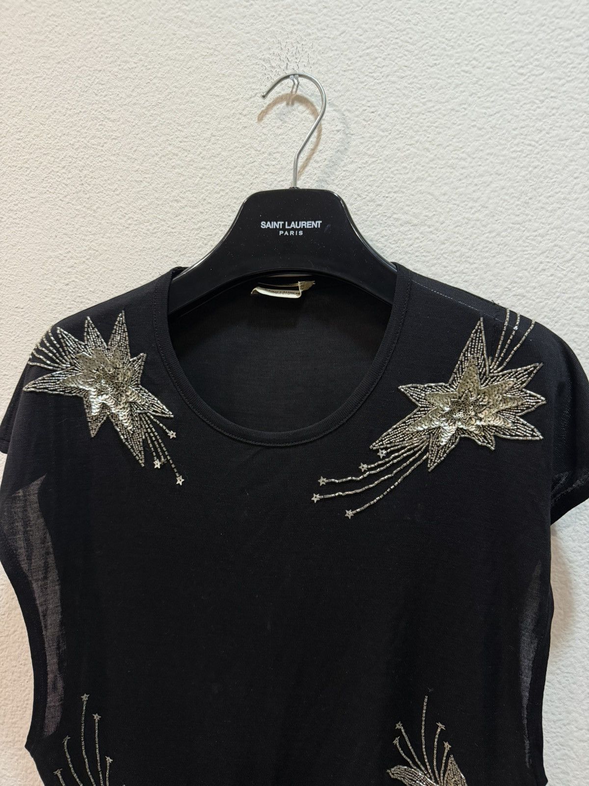 Saint Laurent Paris SS15 Silk Starburst Tank S Size US XS / EU 42 / 0 - 2 Thumbnail