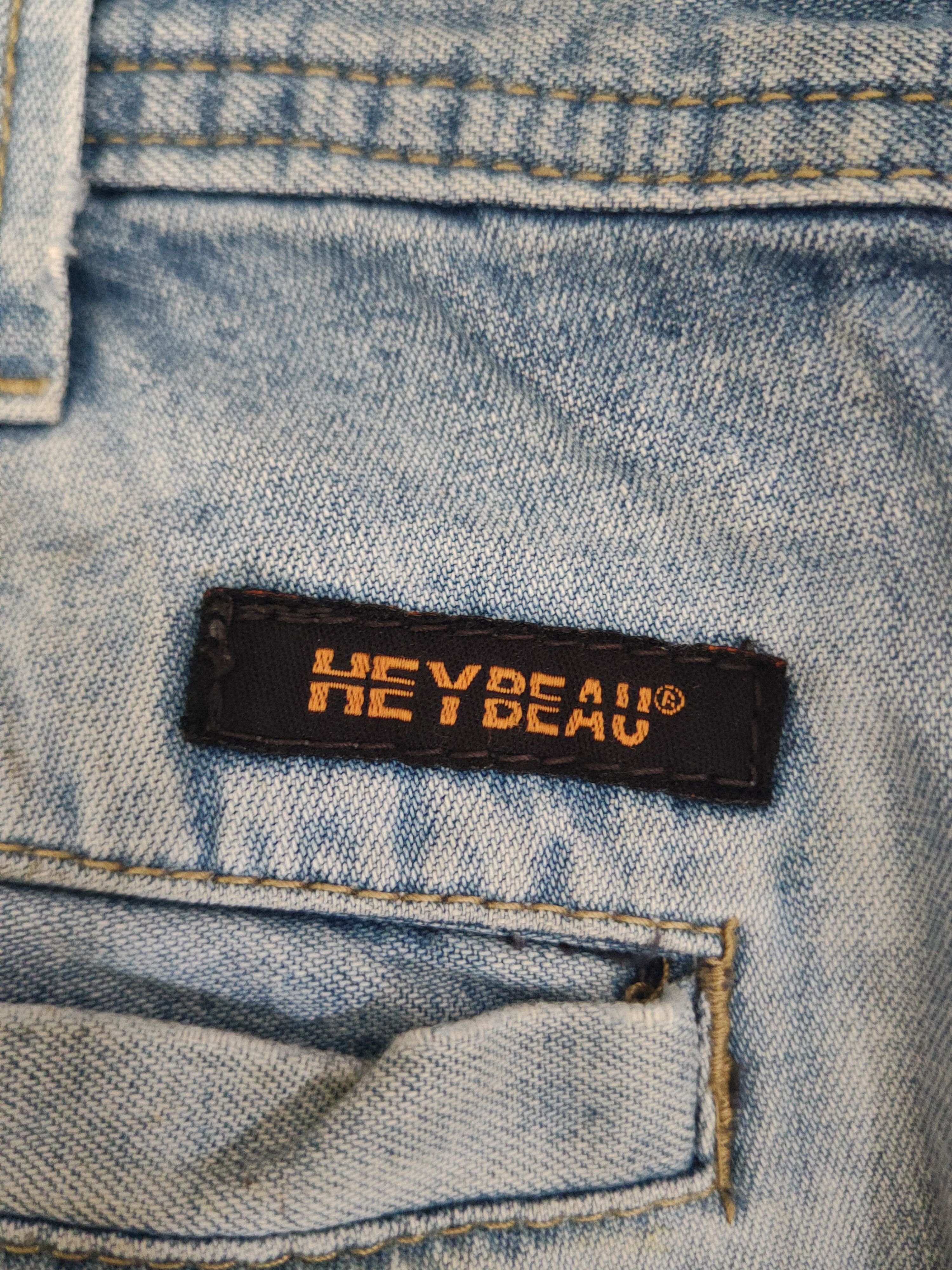 Japanese Brand DL Hey Beau Blue Distressed Ripped Jeans #2120 Size US 32 / EU 48 - 14 Thumbnail
