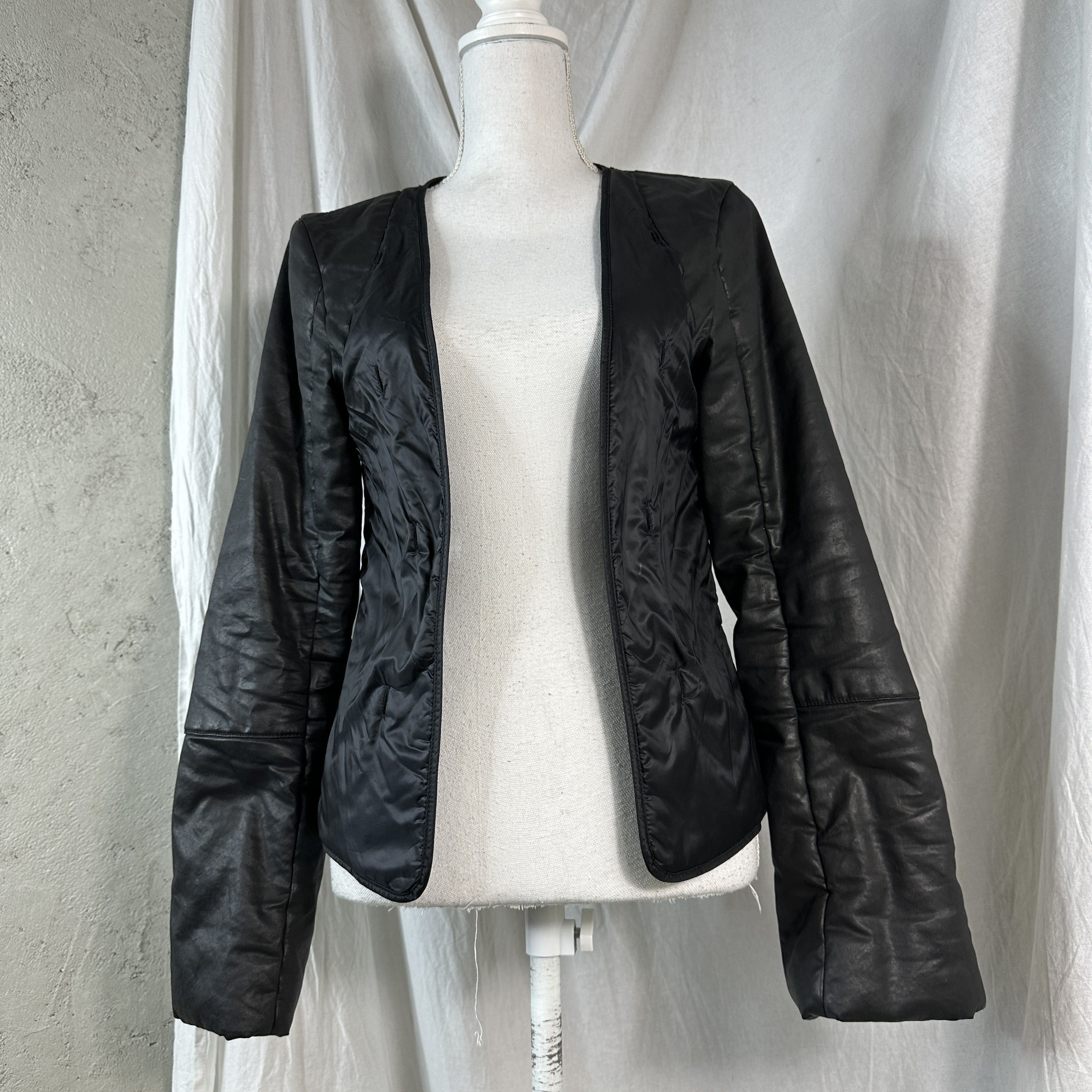 Helmut Lang × Vintage Vintage Helmut Lang Hybrid Puffer Jacket Size M / US 6-8 / IT 42-44 - 12 Thumbnail
