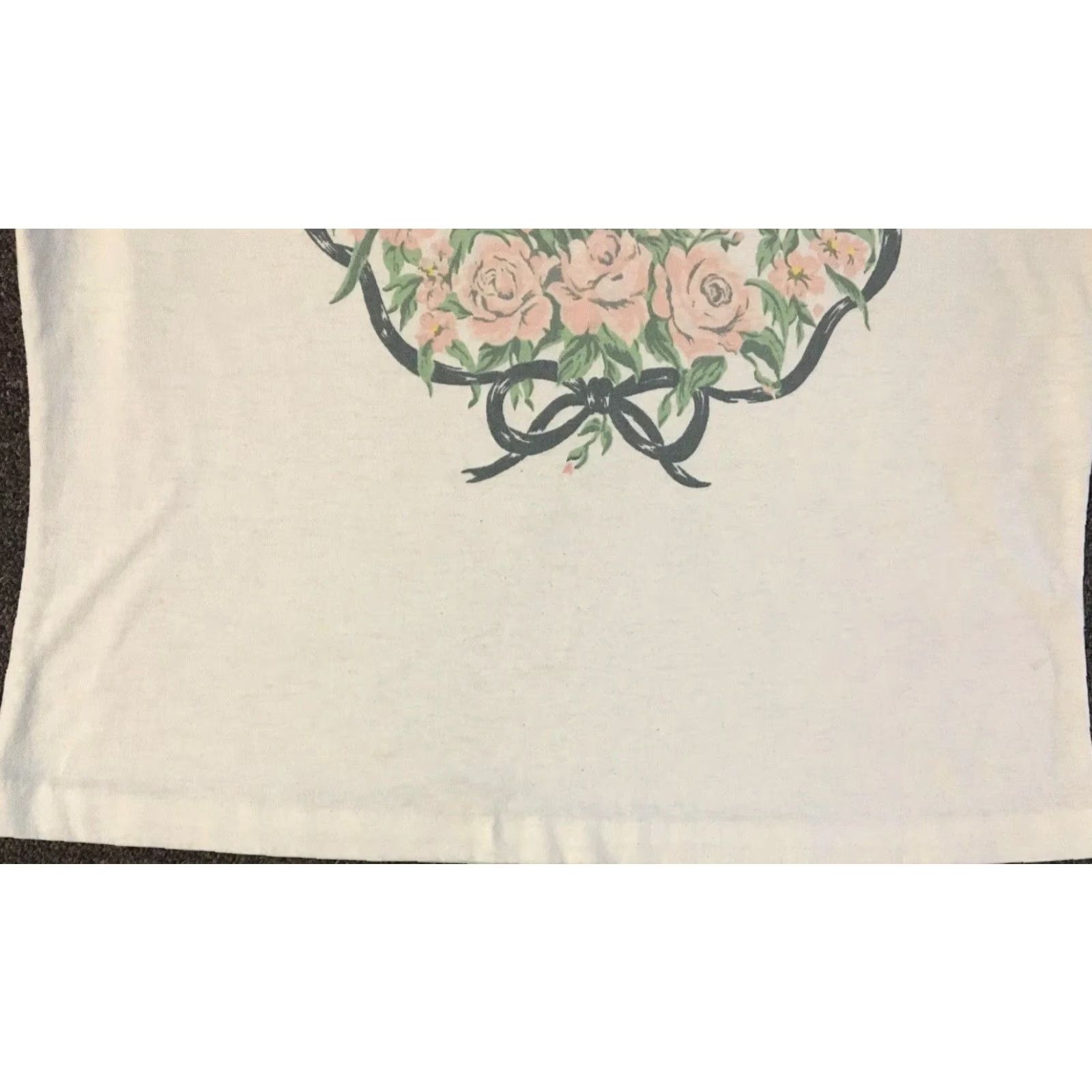 Vintage VINTAGE 90s Flower Art Faded Shirt M White Abstract Beach Grunge Vaporwave 80s Size M / US 6-8 / IT 42-44 - 6 Thumbnail