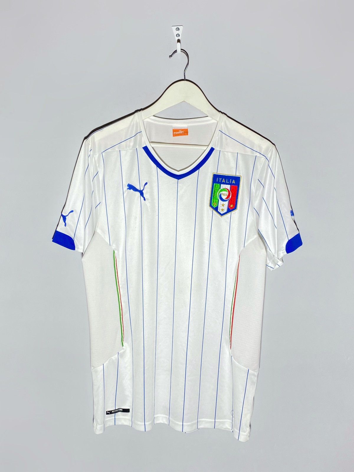 Puma Puma Italy 2014 Away Football Shirt Size US L / EU 52-54 / 3 - 1 Thumbnail