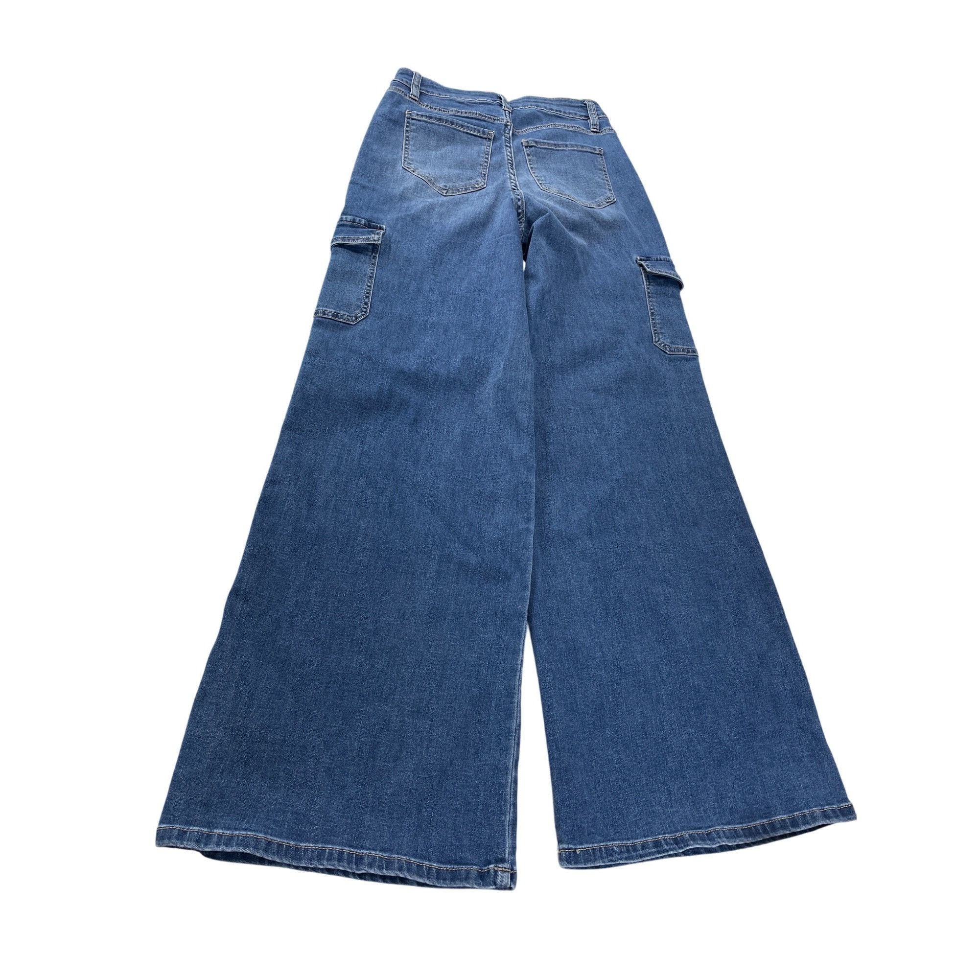 Other YMI High-Rise Skater Wide-Leg womans blue denim Jeans Size 3 Size 26" / US 2 / IT 38 - 10 Thumbnail