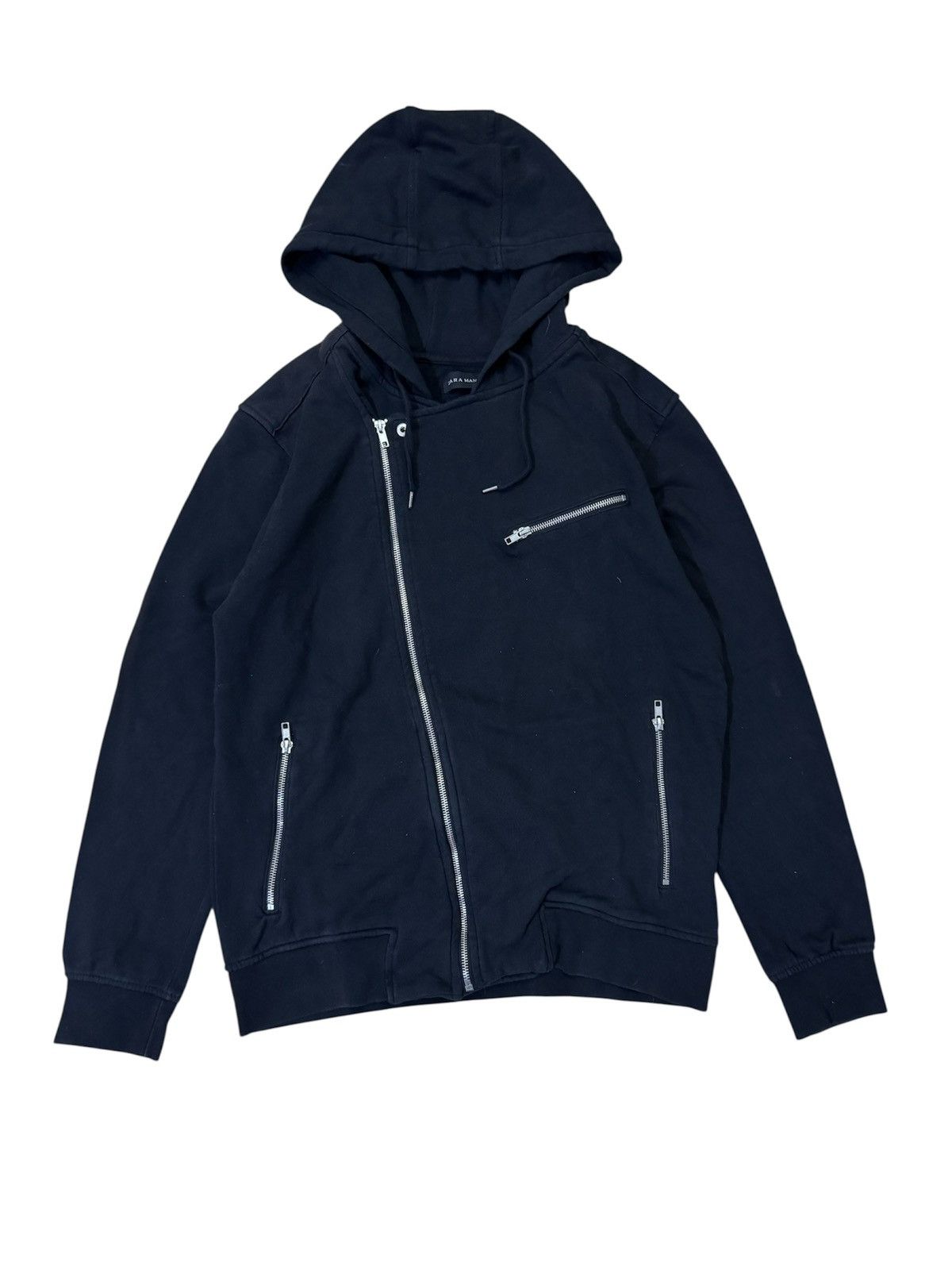 DOUBLE RIDER JACKET BY ZARA MAN ZIP UP HOODIE