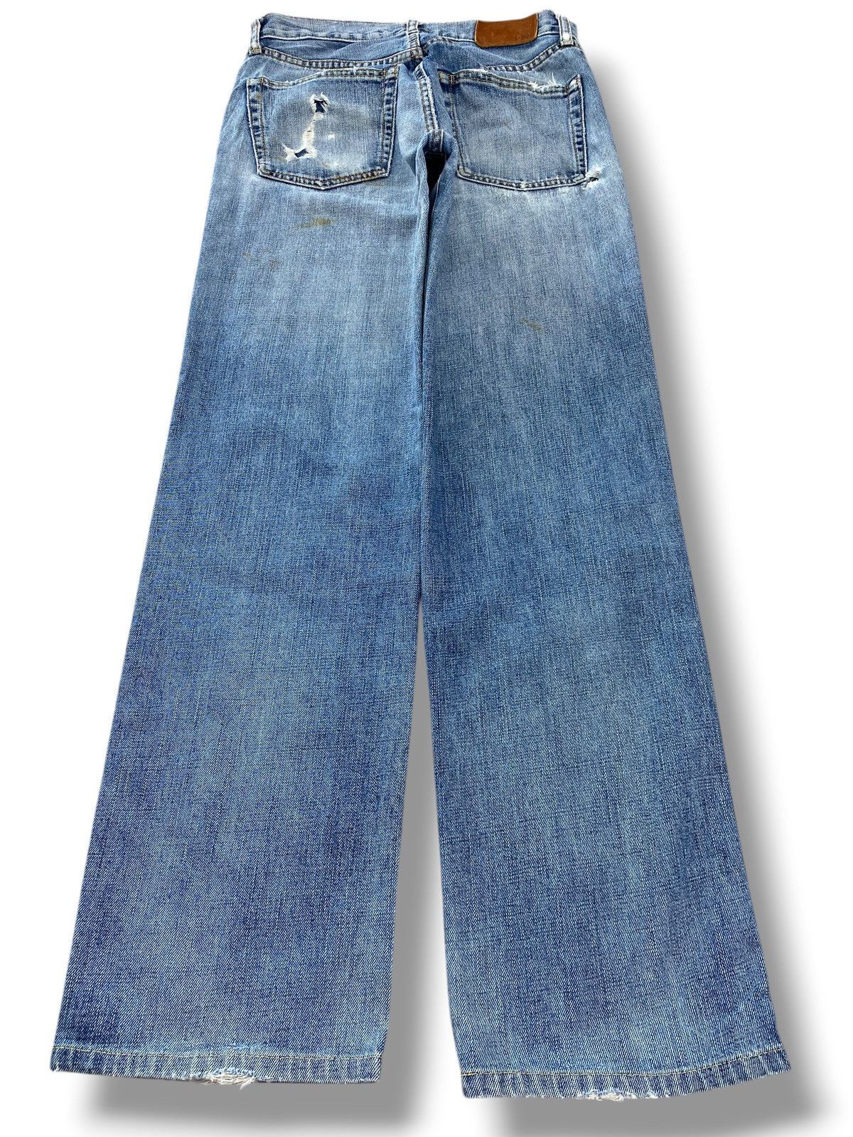 Uniqlo Uniqlo Whiskered Faded Wash Style Straight Leg Jeans Size US 28 / EU 44 - 3 Thumbnail
