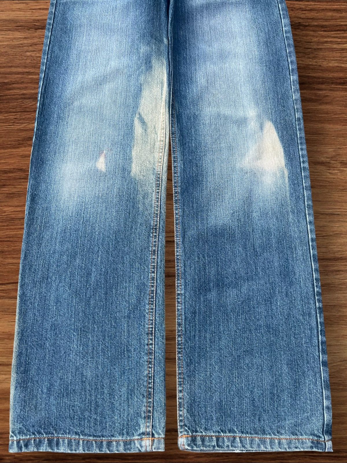 Japanese Brand Vintage Japanese Brand Blue Washed Mid Rise Relaxed Fit Jean Size US 32 / EU 48 - 5 Thumbnail