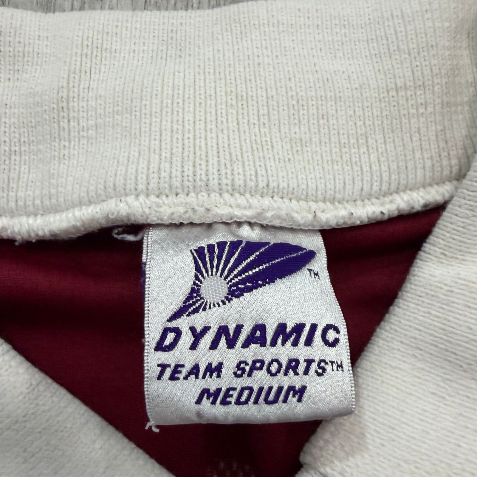Vintage Vintage Dynamic Soccer Collared Jersey Medium Red White 90s Size US M / EU 48-50 / 2 - 4 Thumbnail