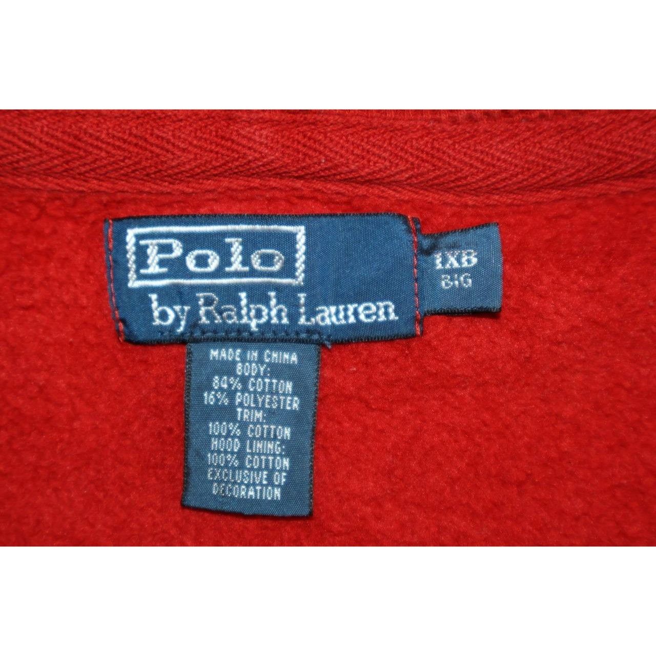 Ralph Lauren Vintage Polo Ralph Lauren Hooded Full Zip Up Jacket Red Size US L / EU 52-54 / 3 - 3 Thumbnail