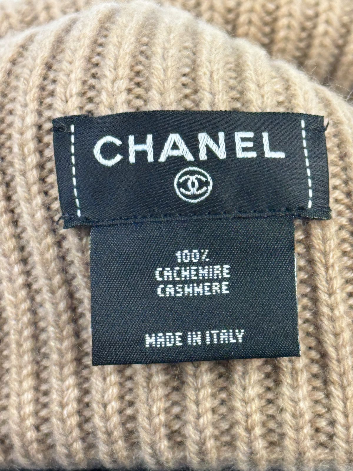 Chanel CHANEL LOGO BEANIE Size ONE SIZE - 3 Thumbnail