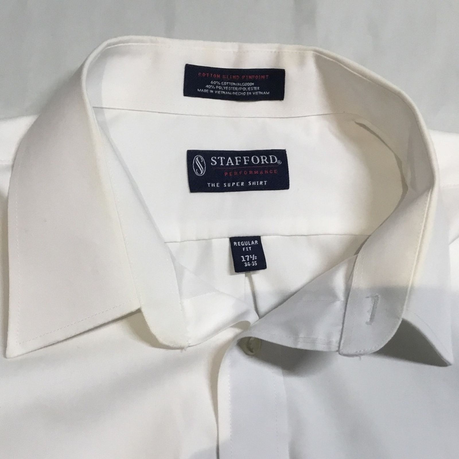 Stafford Stafford Button Down Regular Fit Shirt Size US XL / EU 56 / 4 - 2 Thumbnail