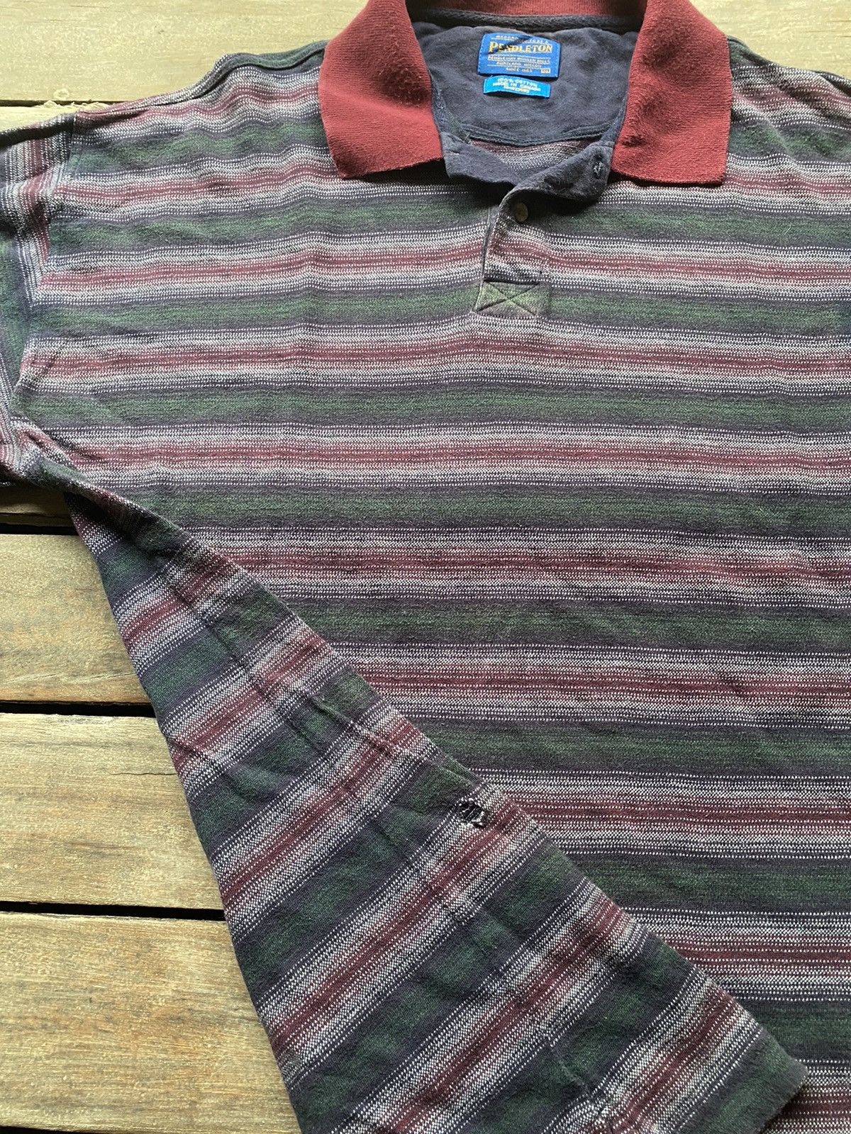 Pendleton × Vintage Pendleton Polo Shirt Mens Size US XL / EU 56 / 4 - 5 Thumbnail