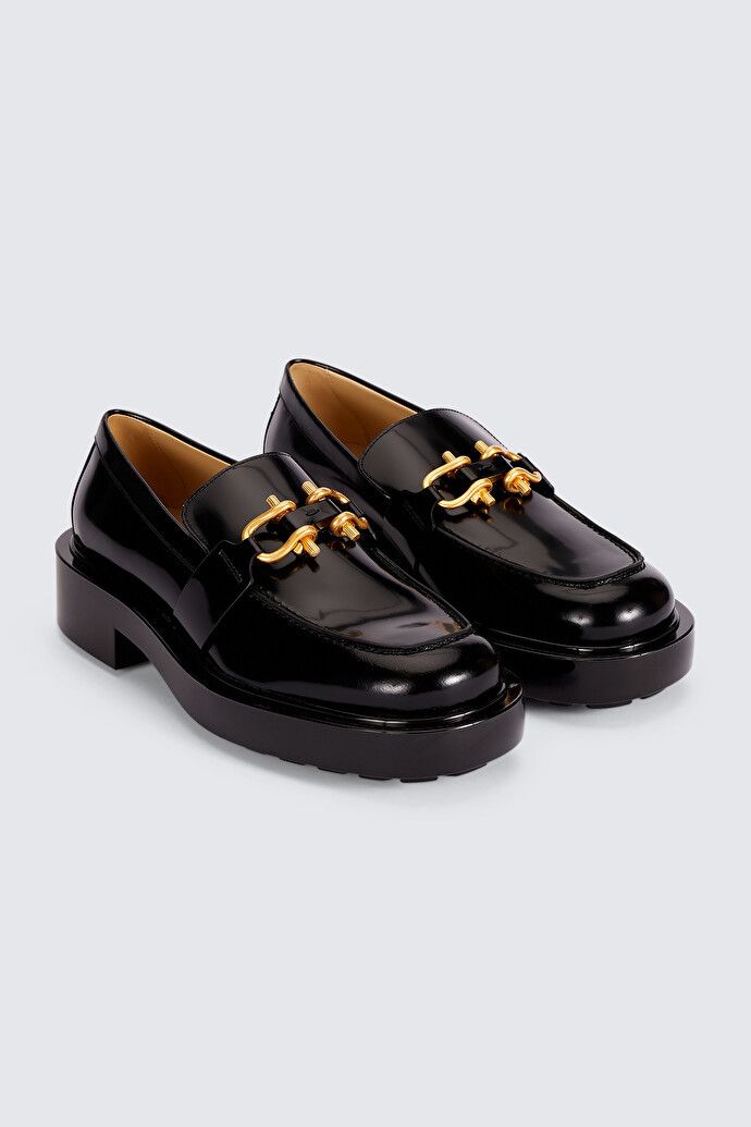 Bottega Veneta o1bcso1str0225 Monsieur Loafers in Black Size US 9 / EU 42 - 2 Thumbnail