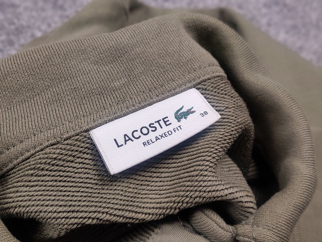 Lacoste Lacoste Kadın Relaxed Fit Polo Yaka Haki Sweatshirt Size XS / US 0-2 / IT 36-38 - 12 Thumbnail
