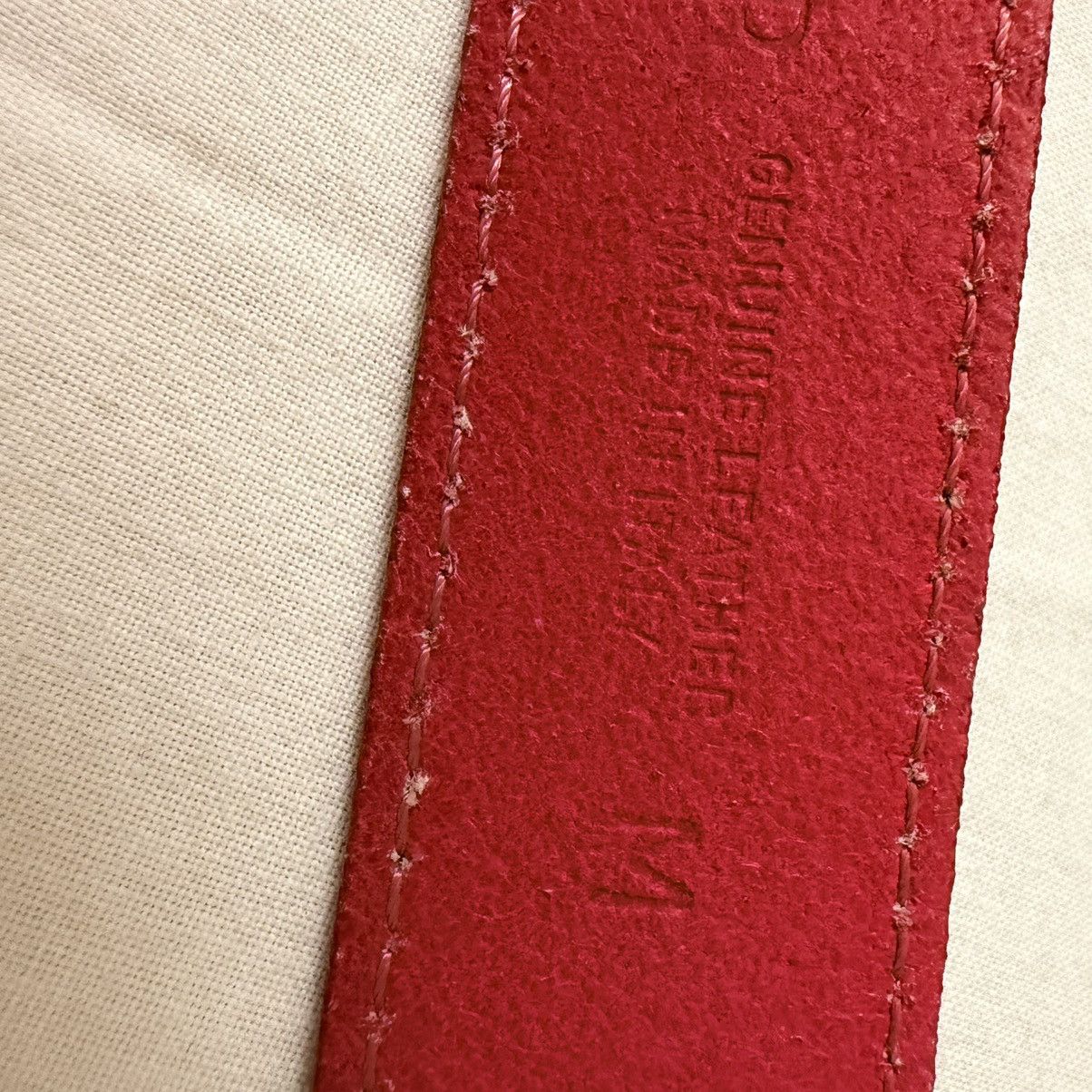 Other Y2K Red Patent Wide Belt Silver Grommet Statement Italy Size ONE SIZE - 16 Thumbnail