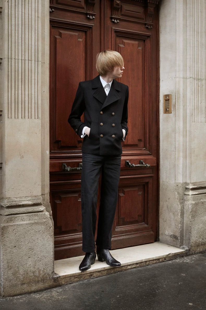 Saint Laurent Paris Saint Laurent Paris Fall/Winter 20 Pirate Button Black Dou Size US S / EU 44-46 / 1 - 7 Thumbnail