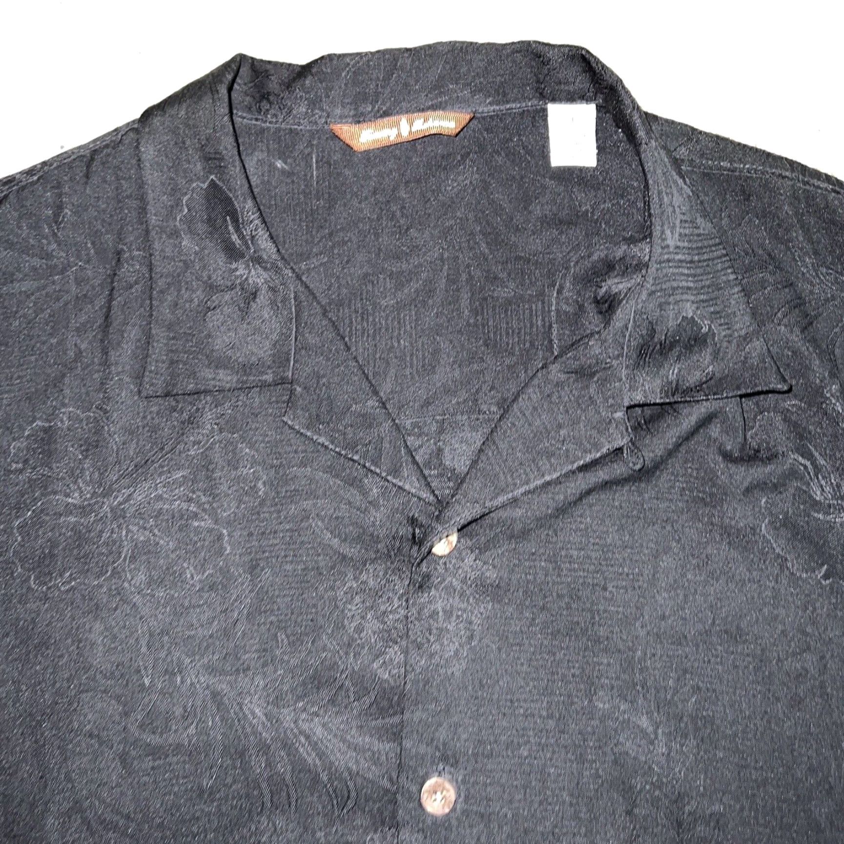 Tommy Bahama Tommy Bahama Shirt Adult XL Black Hawaiian Mens Size US XL / EU 56 / 4 - 2 Thumbnail
