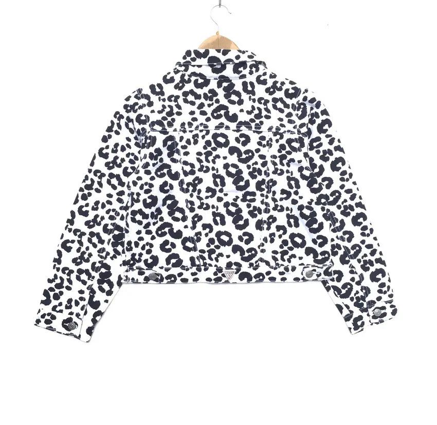 Guess Guess Georgia Marciano Leopards Camouflage Denime Jacket Size US XXS / EU 40 - 8 Thumbnail