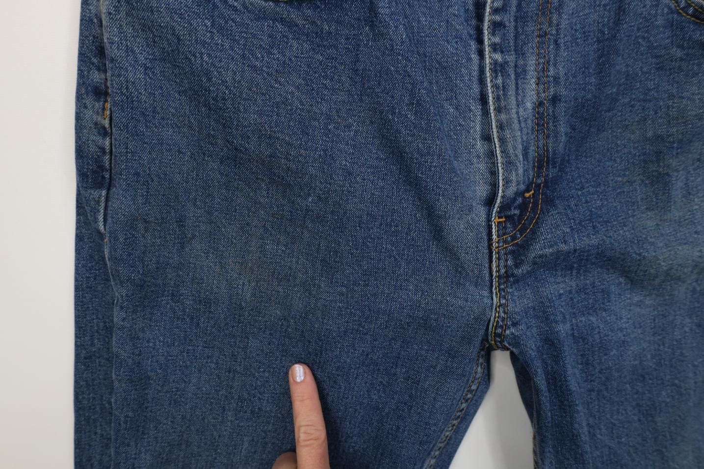 Levi's Vintage Y2K Levis 514 Stretch Straight Leg Denim Jeans Blue Size US 36 / EU 52 - 7 Thumbnail