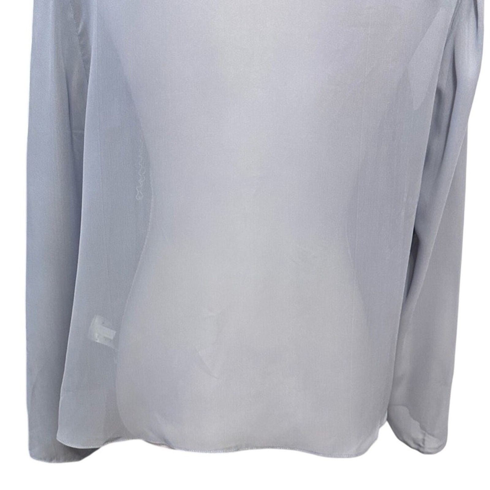 Other SLNY Blue Gray Sequin Shoulder Open Front Waist Jacket 10 Size L / US 10 / IT 46 - 6 Thumbnail