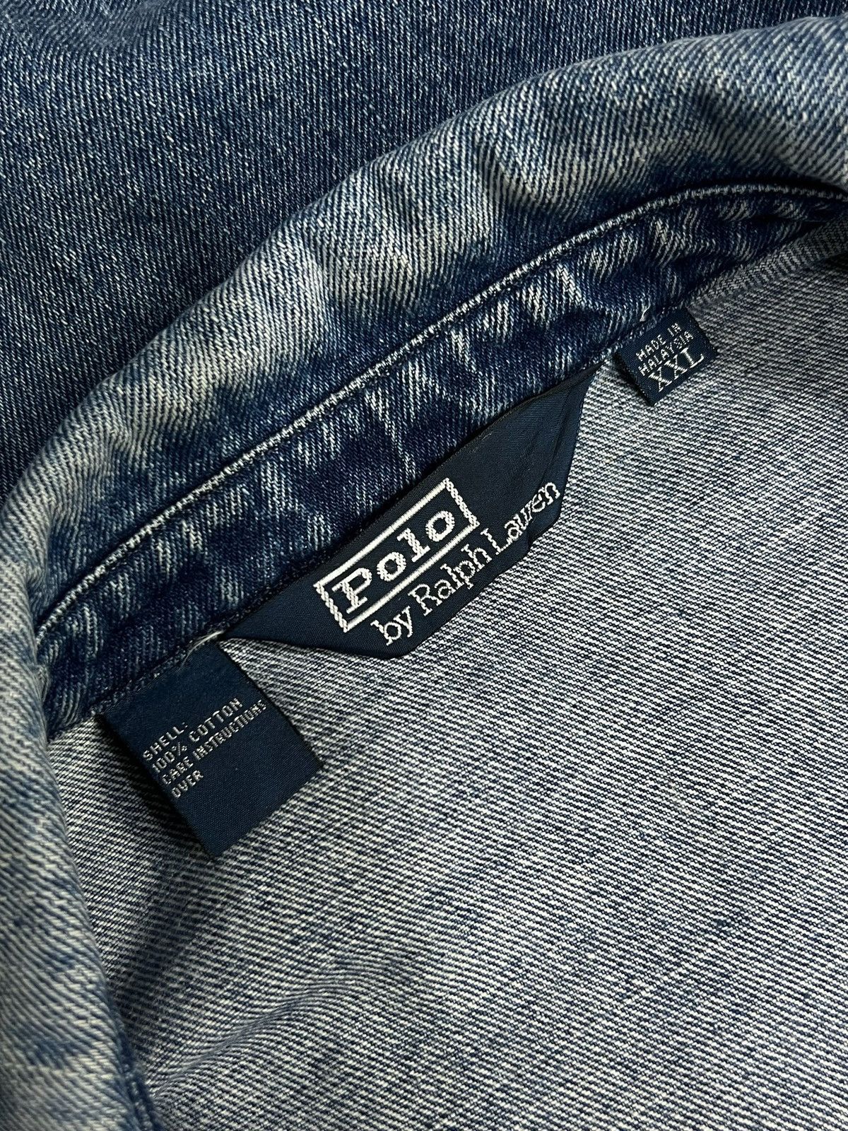 Polo Ralph Lauren Vintage 90s Polo by Ralph Lauren denim jacket XXL Size US XXL / EU 58 / 5 - 8 Thumbnail