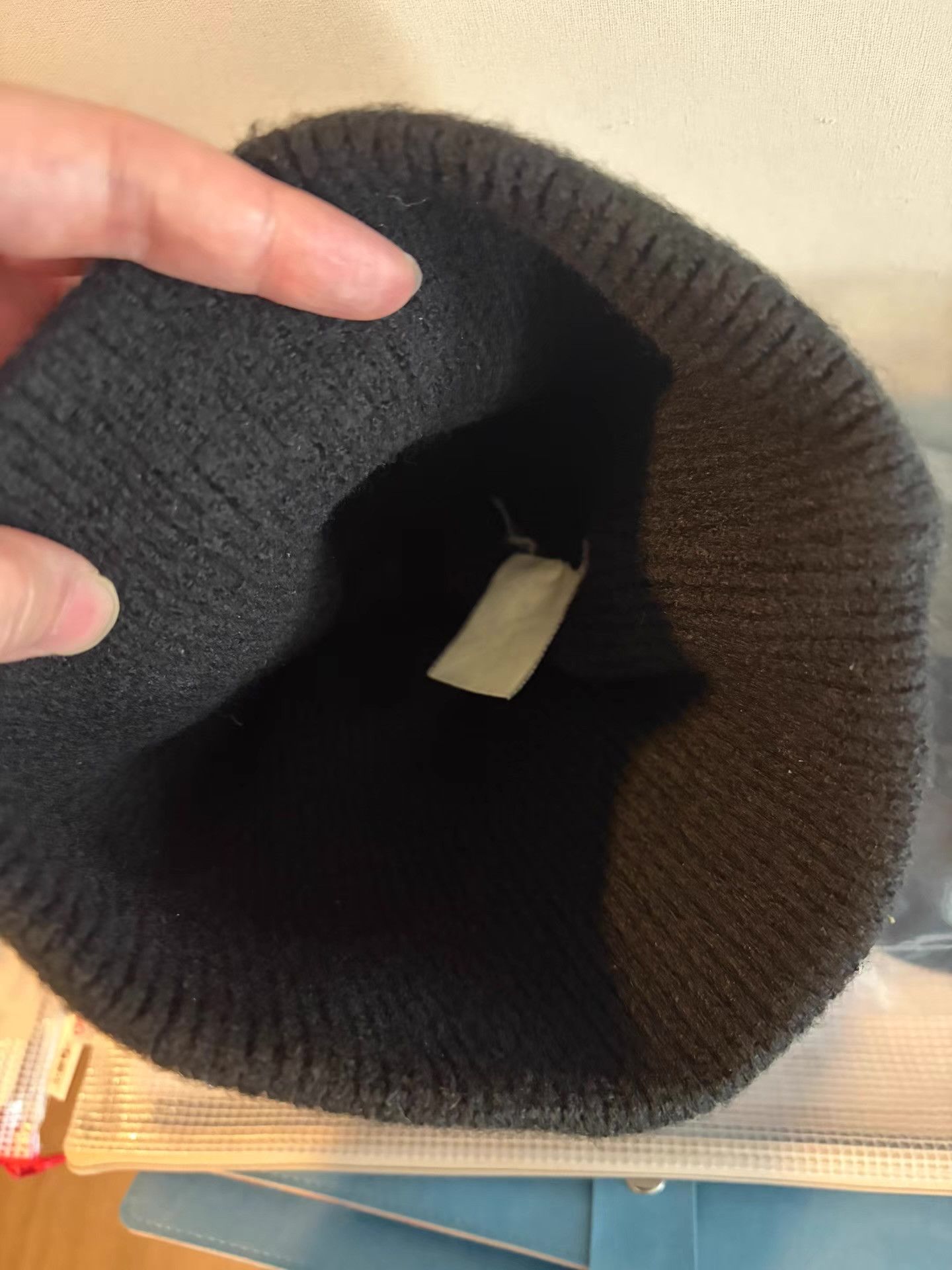 Yohji Yamamoto Yohji Yamamoto beanie Q6 Size ONE SIZE - 2 Thumbnail