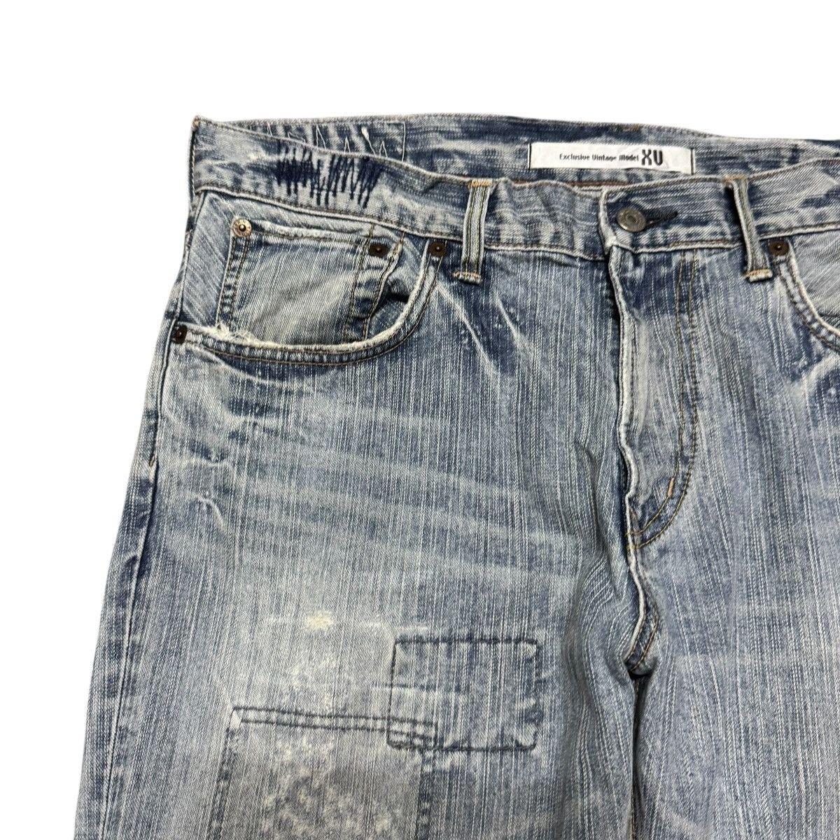 Edwin Exclusive Vintage Model Edwin 401XV Flare Jeans Patchwork Size US 36 / EU 52 - 4 Thumbnail