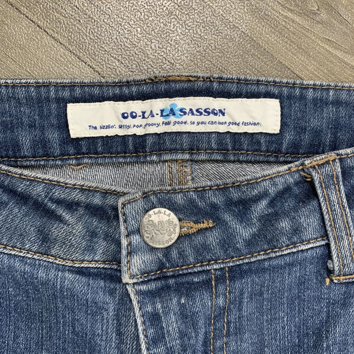 If Six Was Nine × Japanese Brand × Le Grande Bleu (L.G.B.) LGB Style💥Oo-La-La Sasson Bootcut Flared Nice Faded Jeans Size US 29 - 6 Thumbnail