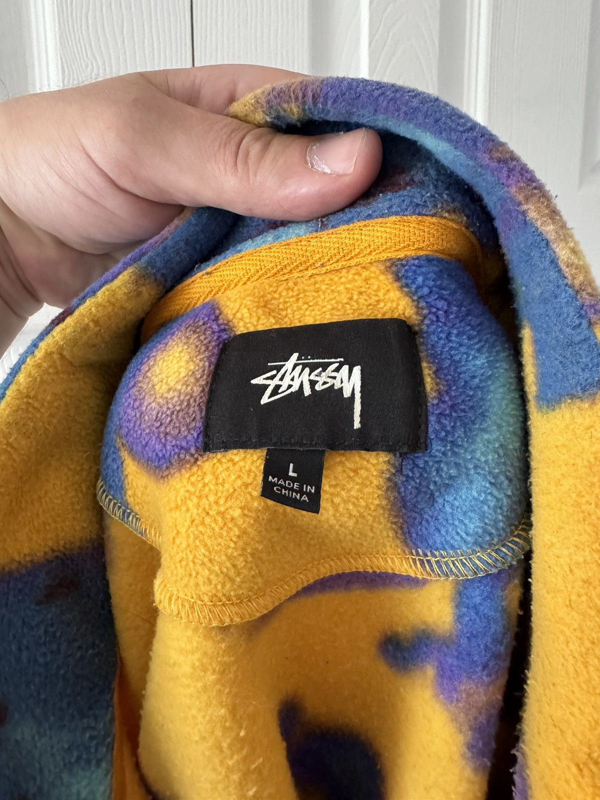 Stussy Stussy Half Zip Polar Mock Neck Fleece Size US L / EU 52-54 / 3 - 8 Thumbnail