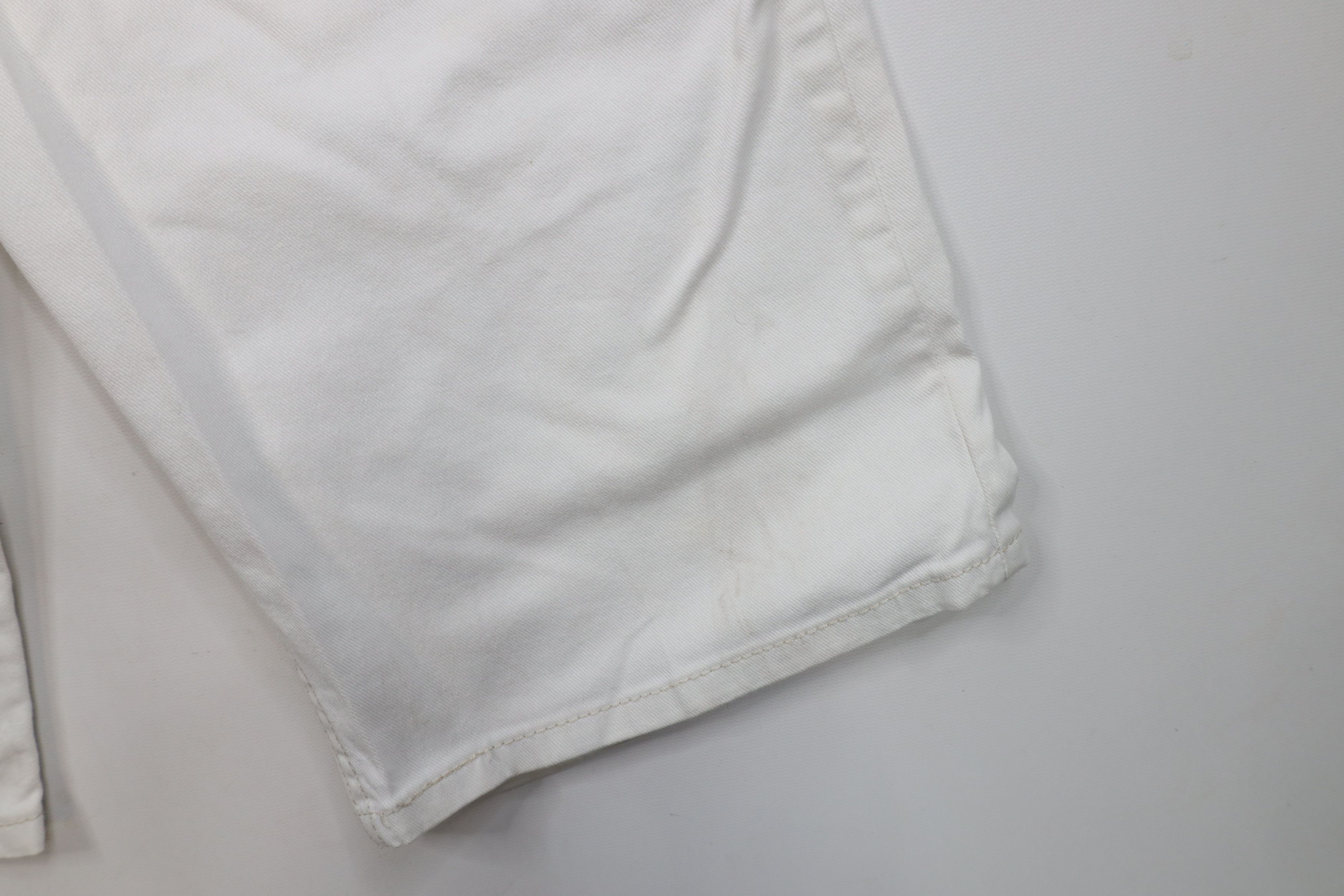 Levi's × Vintage Vintage Y2K Levis 569 Fit Denim Jean Shorts Jorts White Size US 30 / EU 46 - 5 Thumbnail