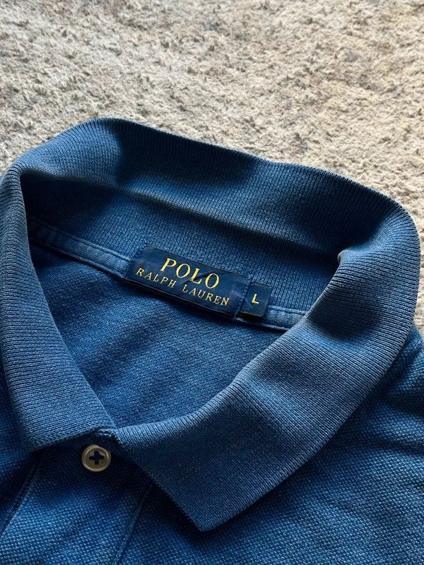 Polo Ralph Lauren Polo Ralph Lauren Sz L Polo Shirt Blue Small Pony Size US L / EU 52-54 / 3 - 9 Thumbnail