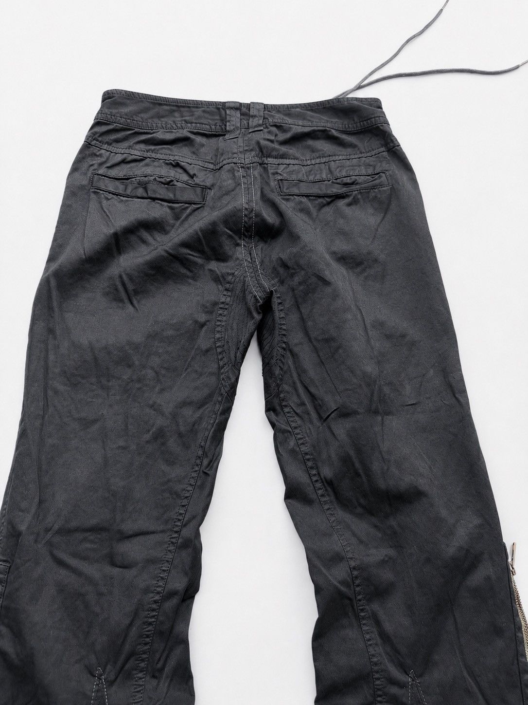 Japanese Brand Enchantement Lace up flare cargo pants Size US 27 - 7 Thumbnail