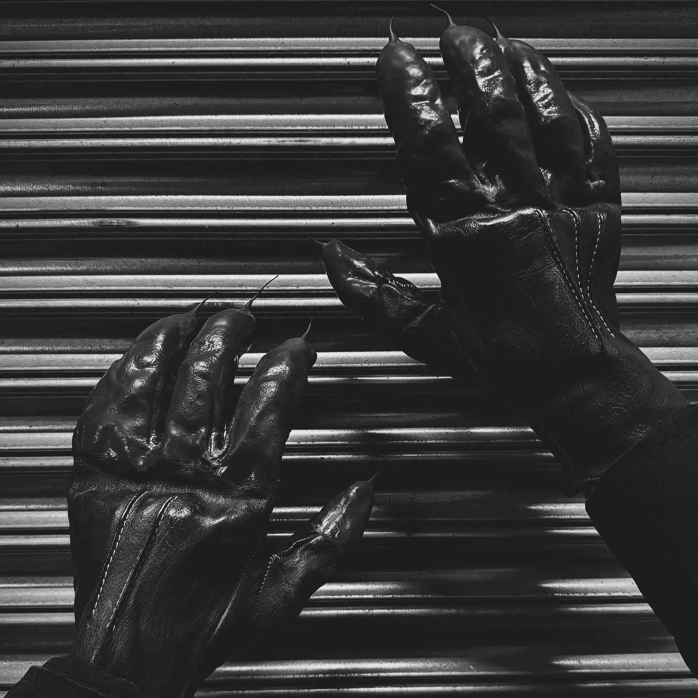 Carol Christian Poell CCP Dark Sol Asymmetric Kangaroo Leather Gloves 46+52 Size ONE SIZE - 5 Thumbnail