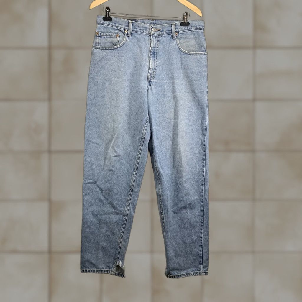 入手困難　90s Levi's 560 W32 L00 made in USA 90's Vintage Levis 560, Loose Fit, Unisex Straight Leg Jeans