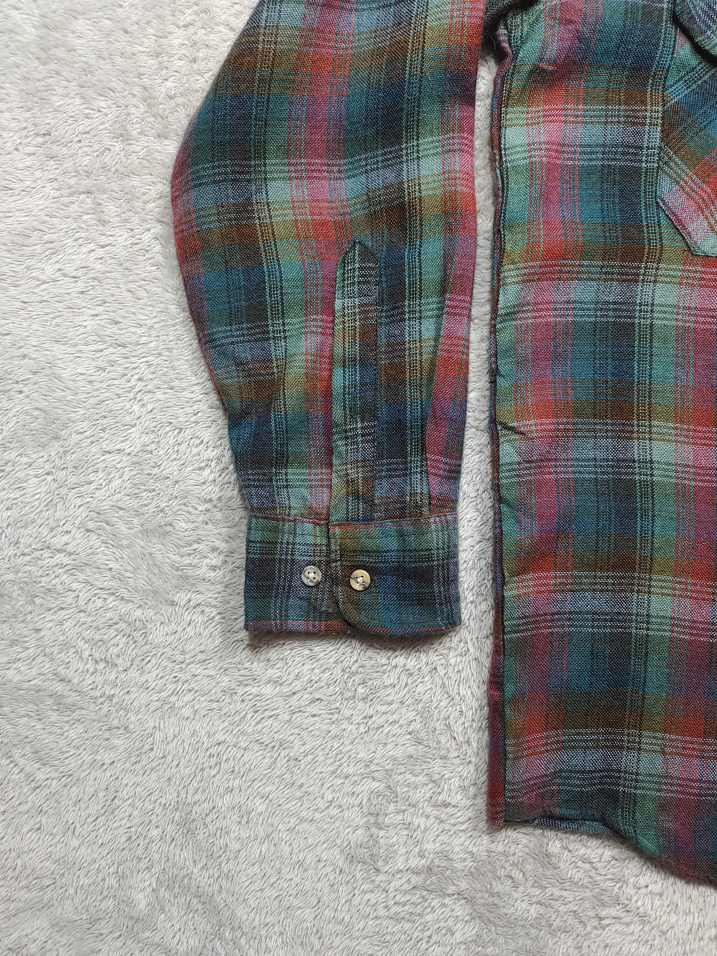 Northwest Territory × Vintage VINTAGE NORTHWEST TERRITORY FLANNEL CHECKERD L/S SHIRT Size US L / EU 52-54 / 3 - 3 Thumbnail