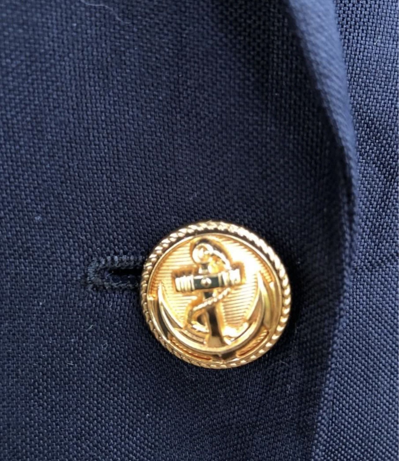 Versace 🔥VINTAGE VERSACE ITALY SINGLE-BREASTED SUIT/JACKET NAVY Size US S / EU 44-46 / 1 - 8 Thumbnail