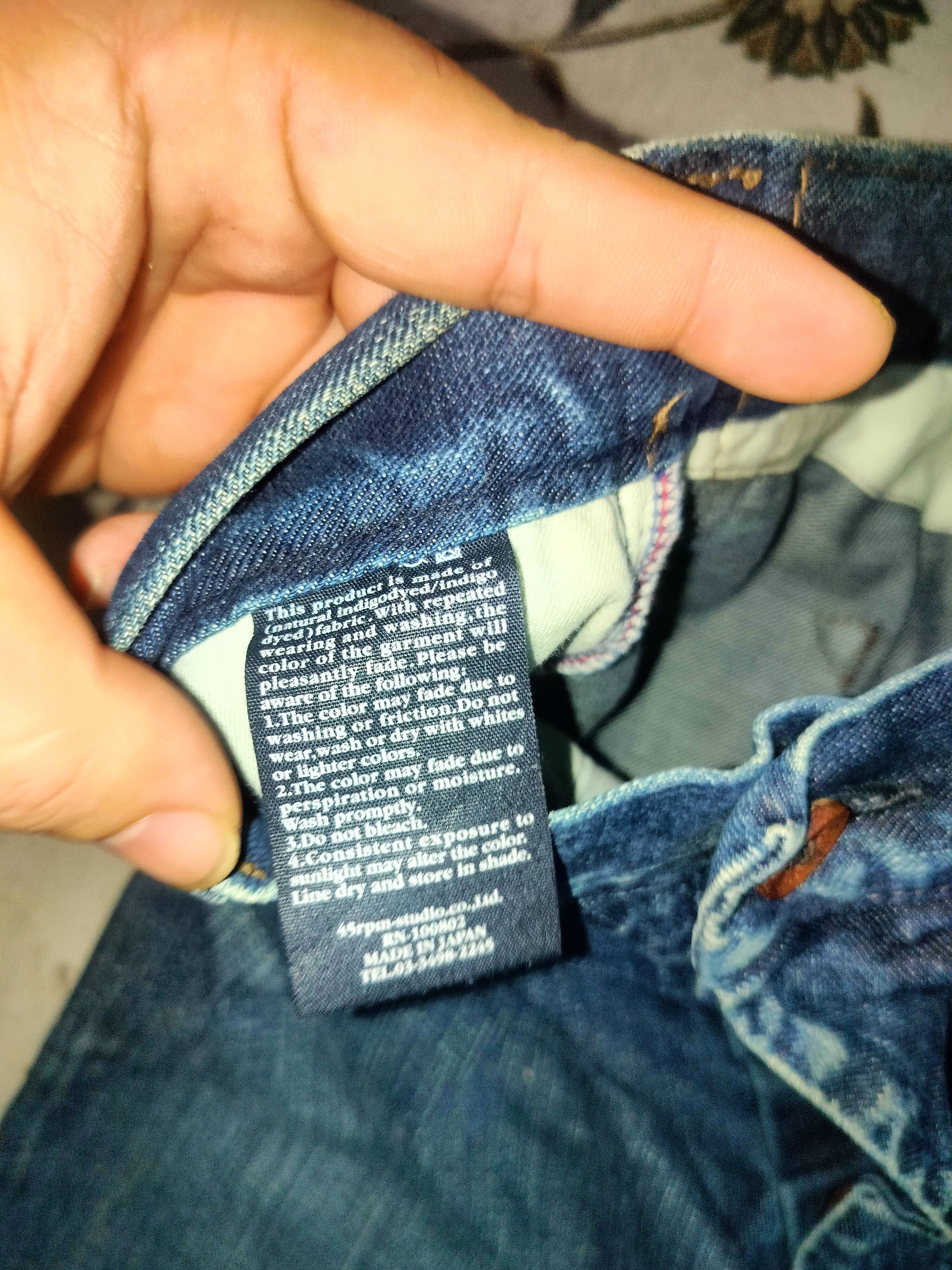 45rpm 45RPM SELVEDGE DENIM Size US 32 / EU 48 - 8 Thumbnail