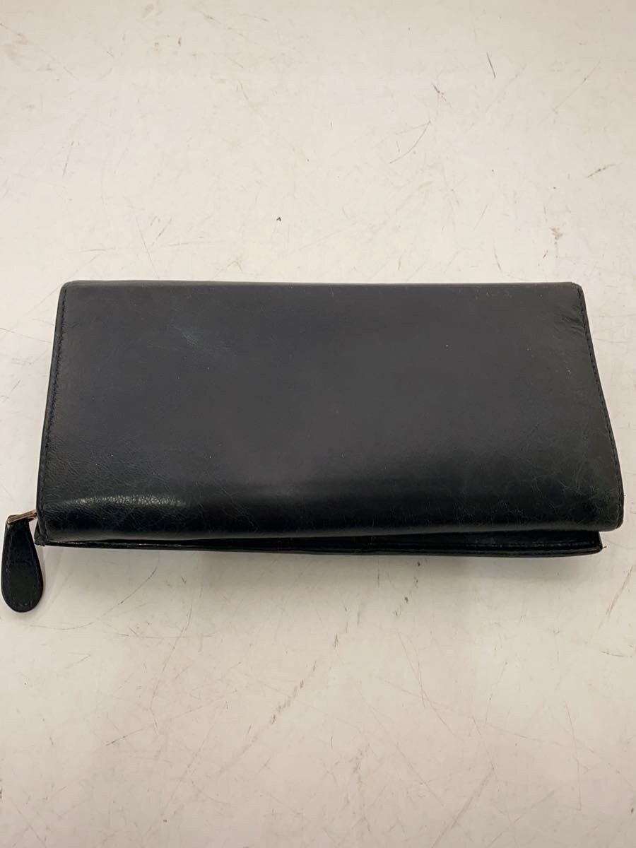 Balenciaga Balenciaga Leather Long Wallet Black Size ONE SIZE - 2 Thumbnail
