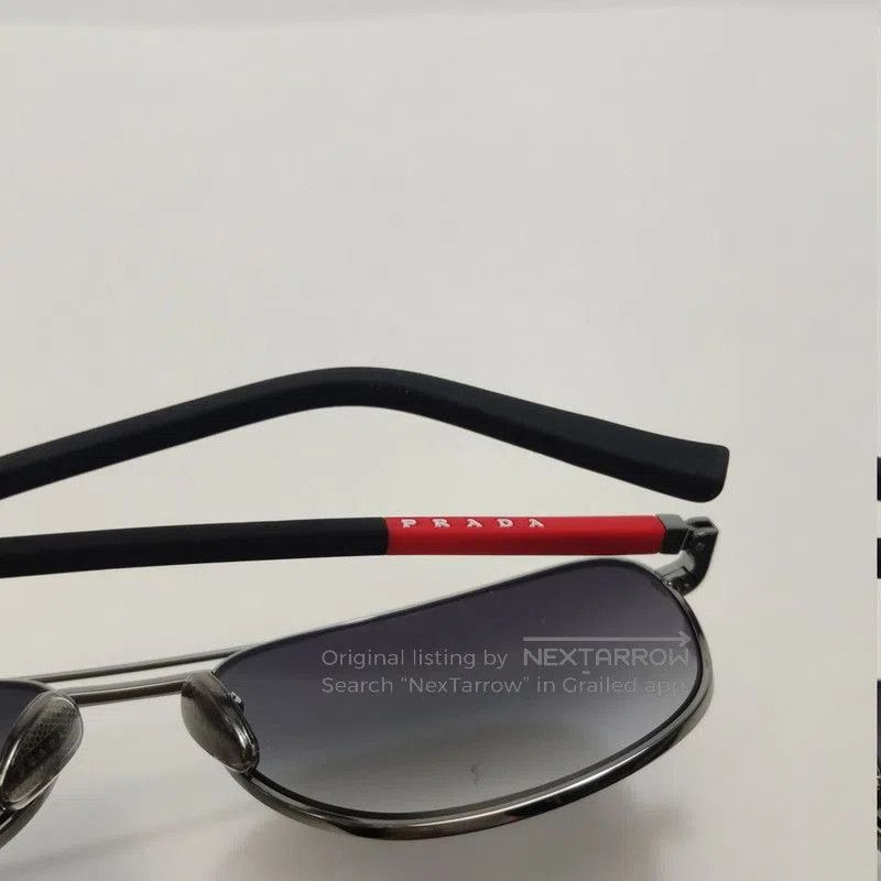 Prada Prada Logo Frame Sunglasses with Side Branding. Size ONE SIZE - 9 Thumbnail