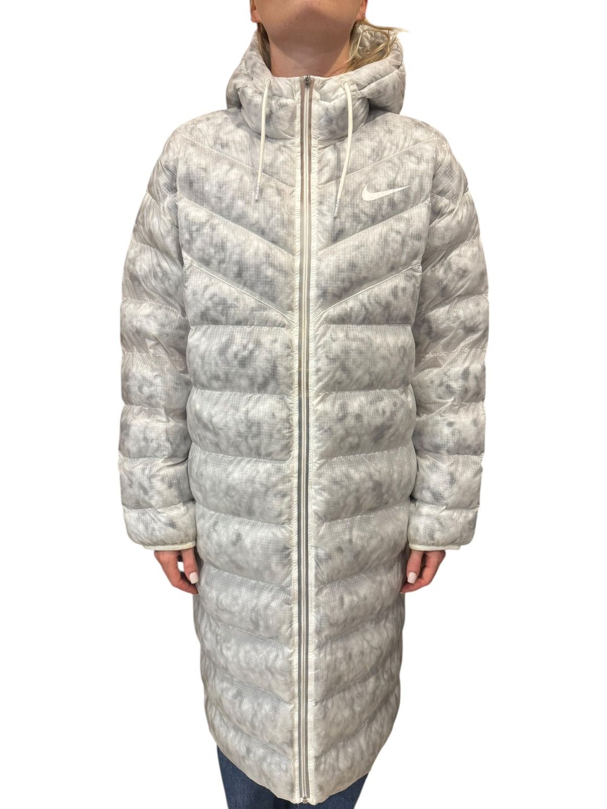 Nike Nike Marble Ladies EcoDown Puffer Parka Coat Small Size S / US 4 / IT 40 - 2 Thumbnail