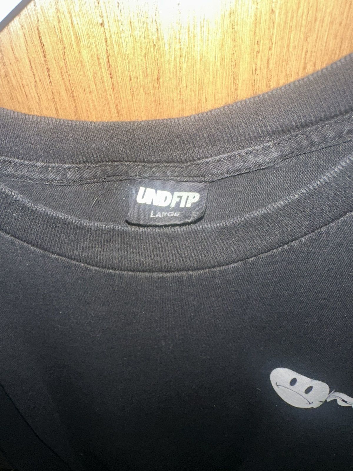 Fuck The Population × Undefeated Sad Smiley Face Key FTP x Undefeated Tee Size US L / EU 52-54 / 3 - 3 Thumbnail