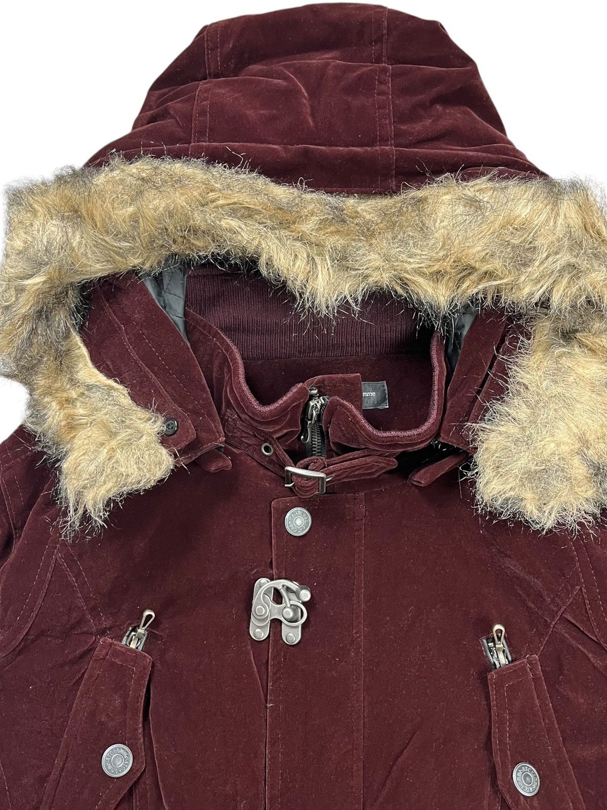 BUFFALO BOBS 2000s In The Attic - Fireman Fur Hoodie Velour Jacket Size US M / EU 48-50 / 2 - 6 Thumbnail