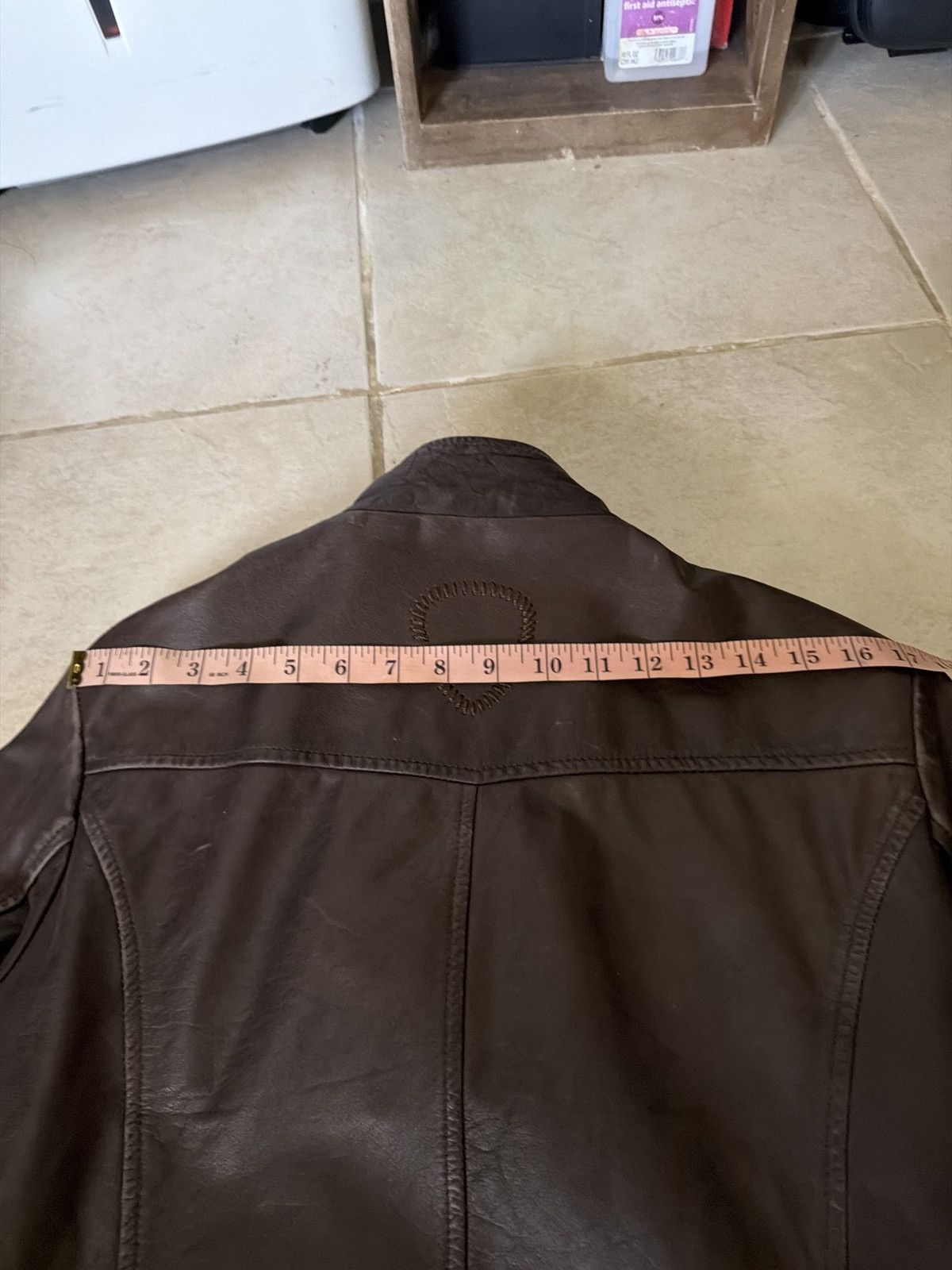 tigha Tigha Buffalo Leather Field Jacket Brown Small Size US S / EU 44-46 / 1 - 17 Thumbnail