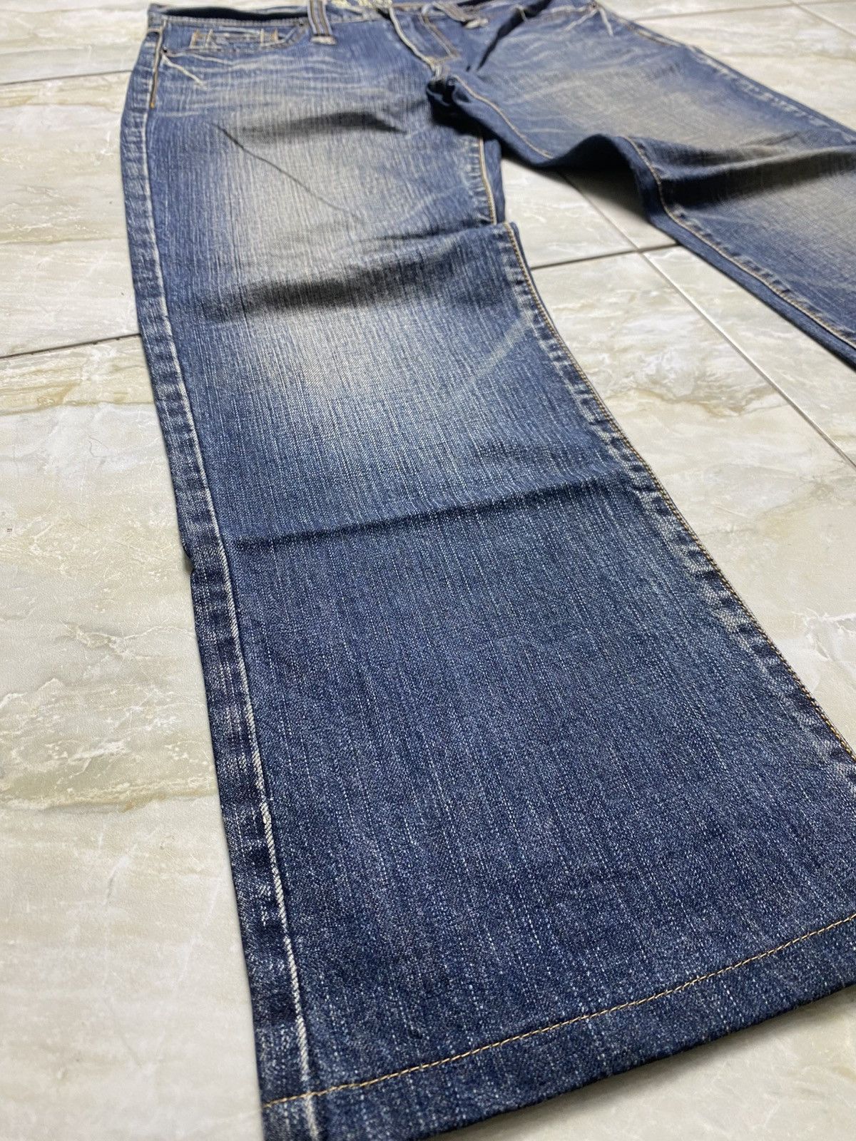 Japanese Brand Oniarai Devil@Satan Embroidered Jeans Size US 32 / EU 48 - 8 Thumbnail