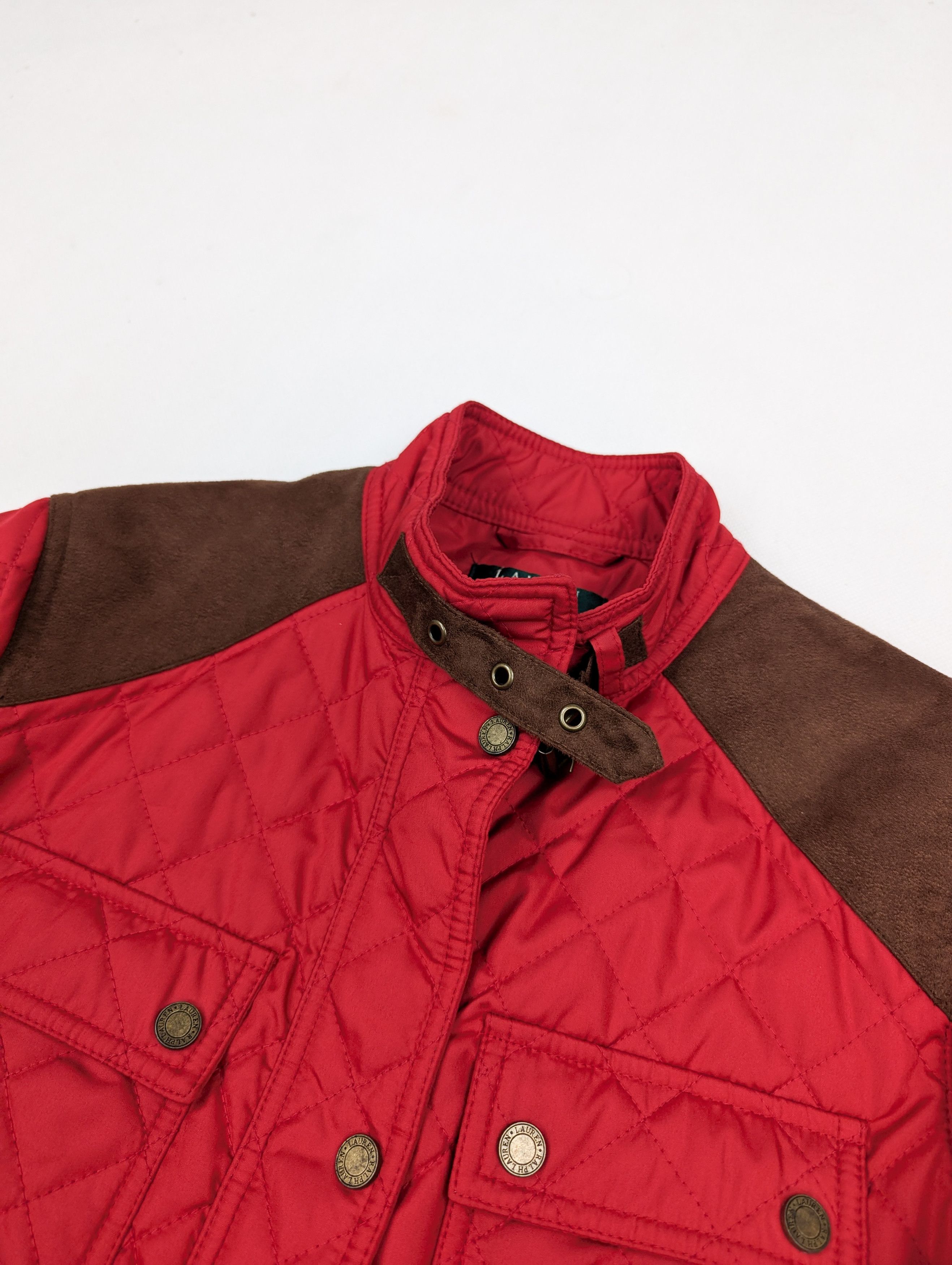 Polo Ralph Lauren Lauren Ralph Lauren red quilted coat S Size S / US 4 / IT 40 - 4 Thumbnail